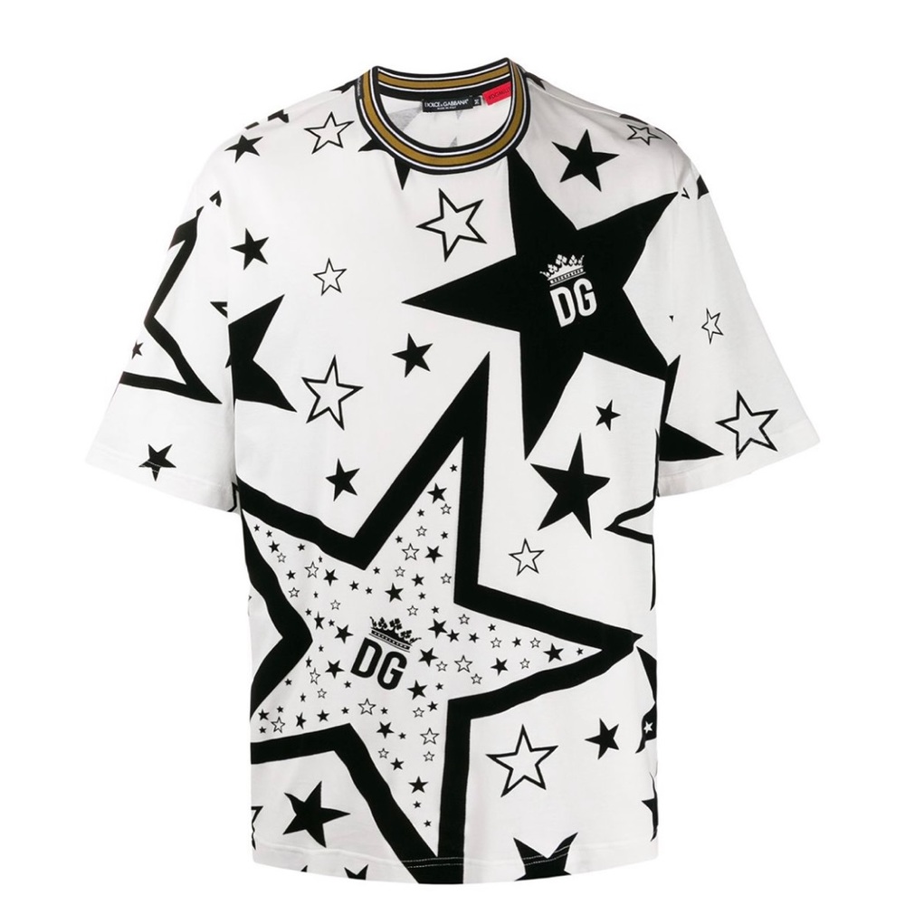 Dolce& Gabbana star print T-shirt